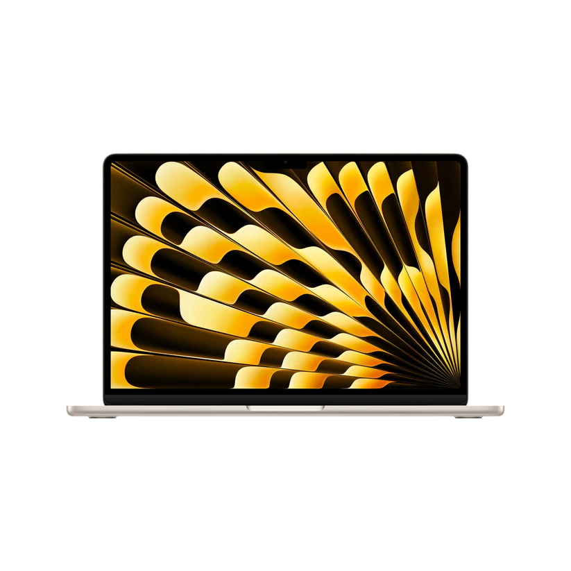 MacBook Air 15" Apple M3 chip, 16GB RAM, 256GB SSD with 8-core CPU, 10-core GPU, STARLIGHT