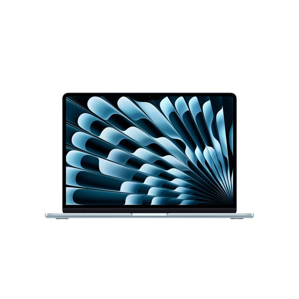 MacBook Air 13″ Apple M4 chip, 16GB RAM, 512GB SSD with 10-core CPU, 10-core GPU, Skyblue